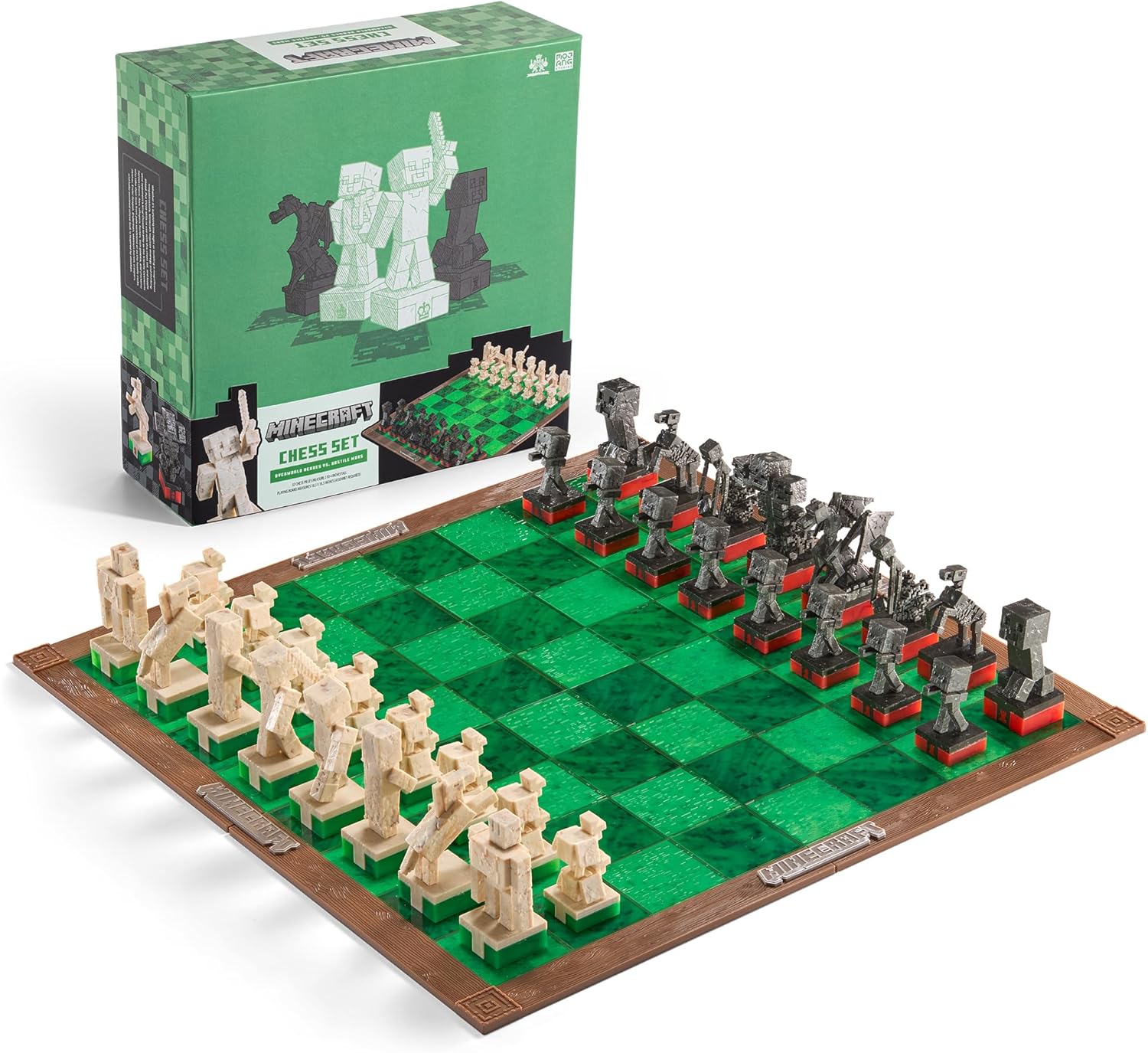 Minecraft Chess Set The Noble Collection Minecraft Chess Set The Noble Collection